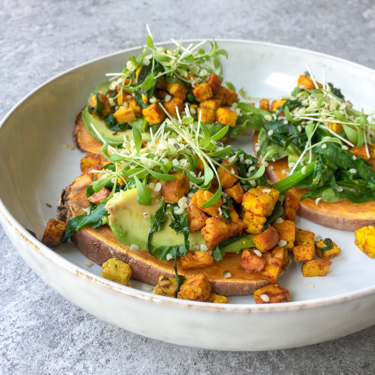 Start to Keto Challenge Toast van zoete aardappel met avocado